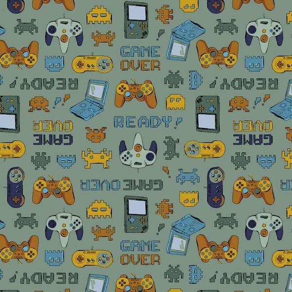 Jersey Print Game Over
